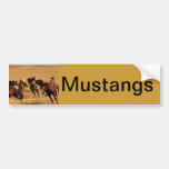 Mustangs Bumper Stickers