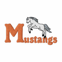 Mustangs embroidered shirts