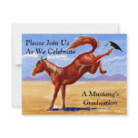 MUSTANGS GRADUATION INVITATION ~EZ2 CUSTOMIZE