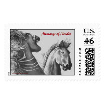 Mustangs of Nevada postage by artisphereone Mustangs of Nevada postage