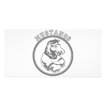 Mustangs Sports Graphic photo cards by CustomSportsTshirts Mustangs Sports Graphic photo cards