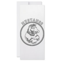 Mustangs Sports Graphic rack cards by CustomSportsTshirts Mustangs Sports Graphic rack cards