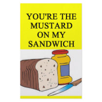 MUSTARD and sandwich lover stationery by jimbuf MUSTARD and sandwich lover stationery