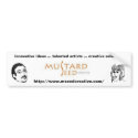 Mustard Seed Creative bumper stickers