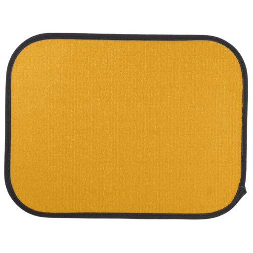“Mustard Yellow” Car Mat Zazzle