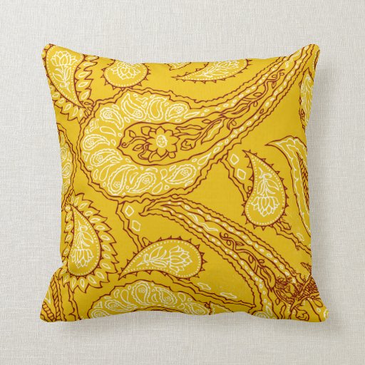 mustard throw pillows