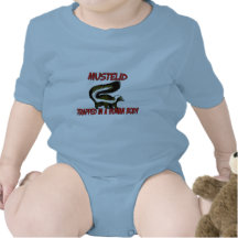 Mustelid trapped in a human body t shirt
