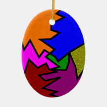 Muster Zickzack pattern zig zag Weihnachtsbaum Ornamente
