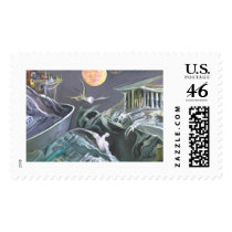 Mutant landscape ' Fulcontrast ' Postage Stamps