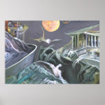 Mutant landscape ' Fulcontrast ' Posters