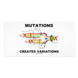 Mutations Creates Variations Photo Card Template