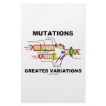 Mutations Creates Variations Stationery Paper