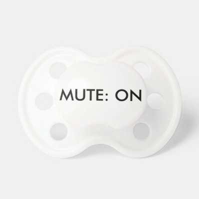 MUTE: ON - Baby Gamer BooginHead Pacifier