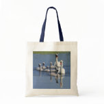 Mute Swan Family Canvas Bags