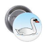 Mute Swan Pinback Button