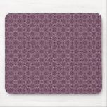 Muted Fuchsia Elegant Circles Mousepad