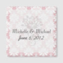 muted pink and white cream damask pattern