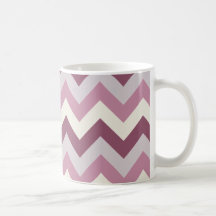 Muted Pink ZigZag Coffee Mug
