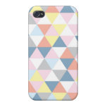 Muted Triangle Iphone4 Case Covers For iPhone 4