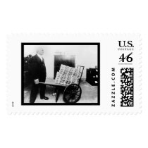Mutilated Money on Wheelbarrow 1920 postage by lc_vintagephotos Mutilated Money on Wheelbarrow 1920 postage