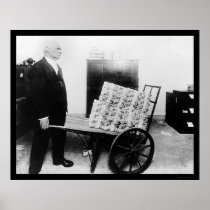 Mutilated Money on Wheelbarrow 1920 Posters