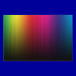 MUTLI-COLORED RAINBOW GRADIENT BACKGROUNDS STRIPES yard signs