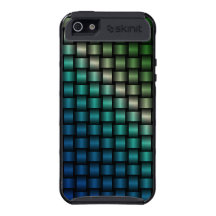 Mutlti-Colored Abstract Basket Weave Design 3 iPhone 5 Cases