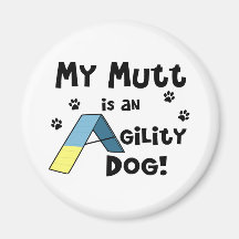 Mutt Agility Dog Magnets