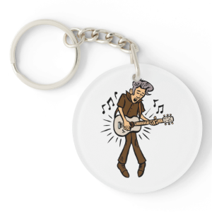 mutton hair guy guitar player brown.png keychain