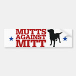Mutts Against Mitt Bumper Stickers