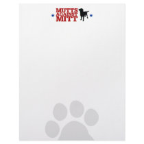 Mutts Against Mitt Custom Letterhead