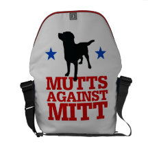Mutts Against Mitt Courier Bags