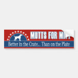 Mutts for Mitt - Romney Ryan 2012 Bumper Sticker