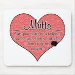 Mutts Paw Prints Dog Humor Mousepad