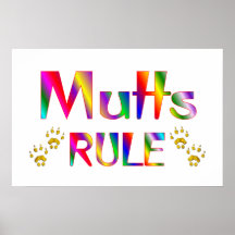 Mutts Rule Print