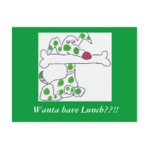 Mutz- Wanta have Lunch??!! postcards by KatAnnette Mutz- Wanta have Lunch??!! postcards