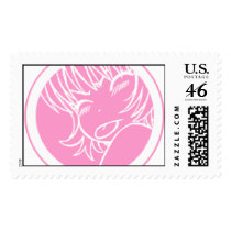 muuhh - cute anime - kawaii >_< pink postage by animex muuhh - cute anime - kawaii >_< pink postage