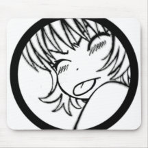 muuhh cute anime mouse pad
