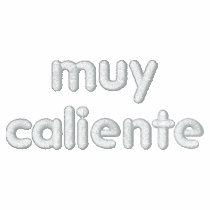 Muy Caliente Women's Fleece Track Jacket embroidered shirts by hooyah Muy Caliente Women's Fleece Track Jacket embroidered shirts