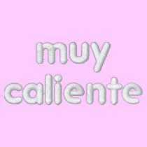 Muy Caliente Women's Fleece Track Jacket embroidered shirts by hooyah Muy Caliente Women's Fleece Track Jacket embroidered shirts