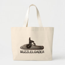 Muzzle loader breech & hammer, black powder rifle tote bags