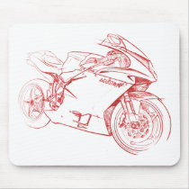 MV Agusta F4 front sketch mousepads