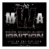 MWA - Ignition PPV Poster posters