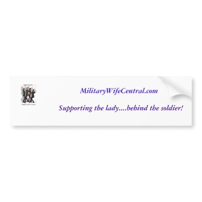 MWC, MilitaryWifeCentral.com , Supporting the l... Bumper Stickers by mwcgirl