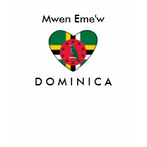 Mwen Eme'w, D O M I N I C A t-shirts