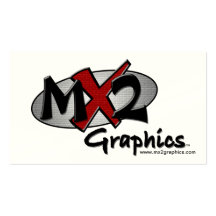 MX2 Graphics Company Logo Business Card Template