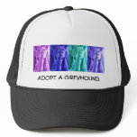 Mx4 design  ADOPT A GREYHOUND trucker hat