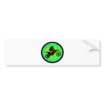 MX LIME LIGHT BUMPER STICKER