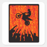 MX RED FLARES STICKER