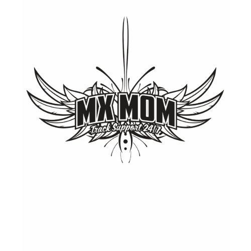 MXMOM Track support 24/ 7 feather wings shirt
